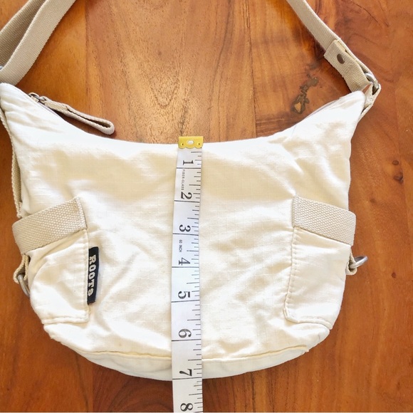 Roots Y2K Cream Neutral Tone Casual Festival Roomy Shoulder Bag. - Picture 11 of 14